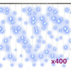 Vidaxl lichtgordijn met 400 led's en 8 functies 10 m blauw