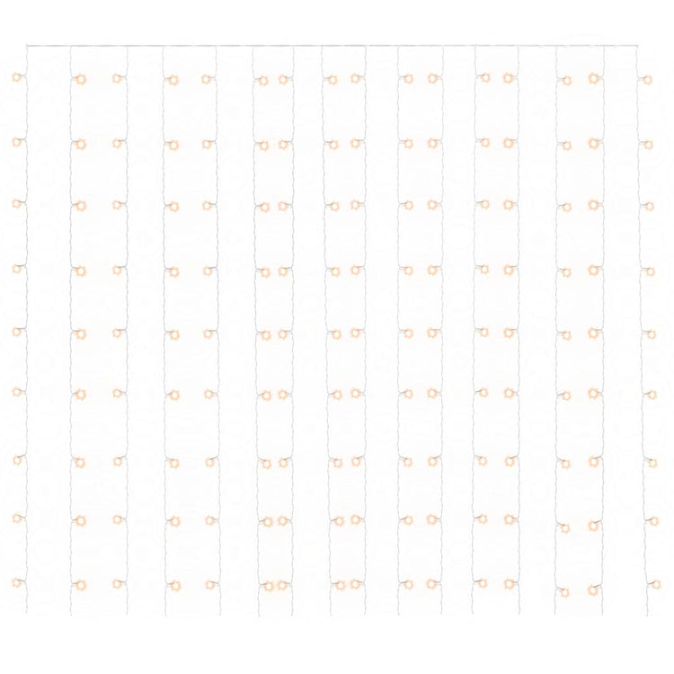 Vidaxl lichtsnoergordijn met 300 led's en 8 functies 3x3 m warmwit