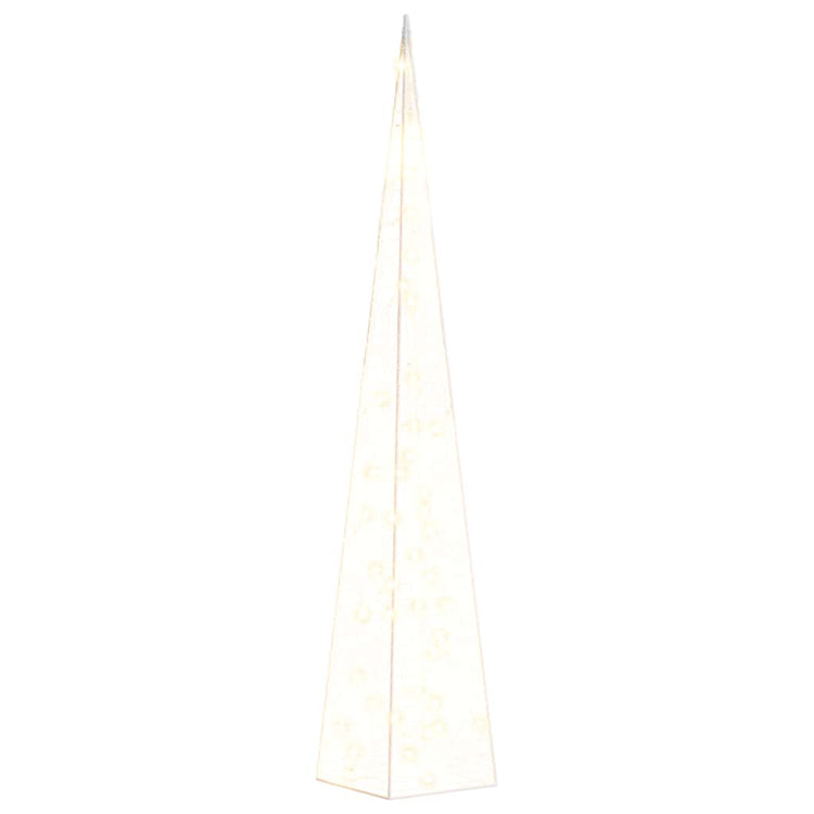 Vidaxl lichtkegel decoratief led 90 cm acryl warmwit