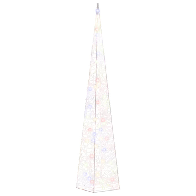 Vidaxl lichtkegel decoratief led 90 cm acryl meerkleurig