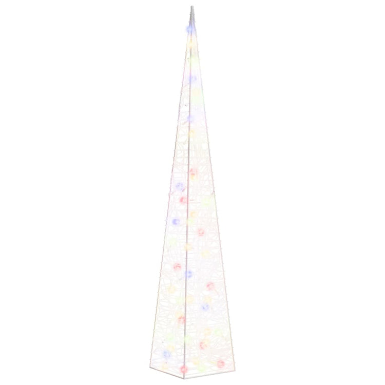 Vidaxl lichtkegel decoratief led 120 cm acryl meerkleurig