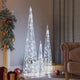 Vidaxl lichtkegelset decoratief led 60 90 120 cm acryl koudwit
