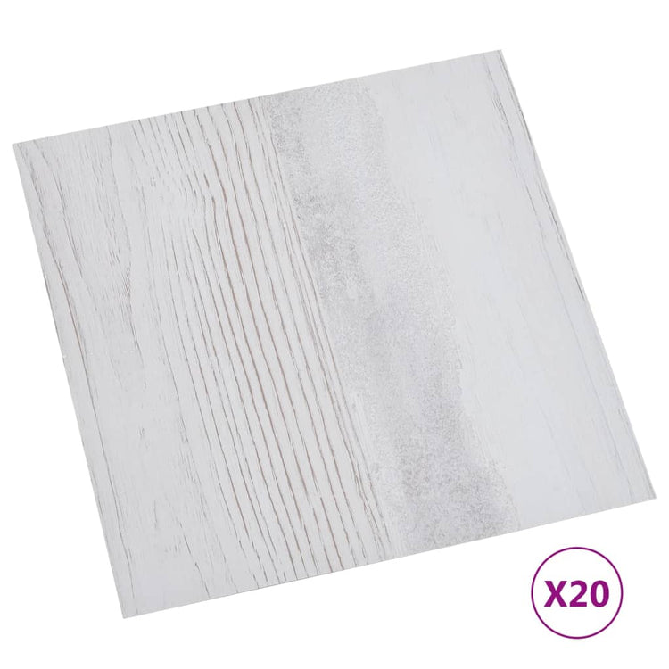 Vidaxl vloerplanken 20 st zelfklevend 1,86 m² pvc lichtgrijs