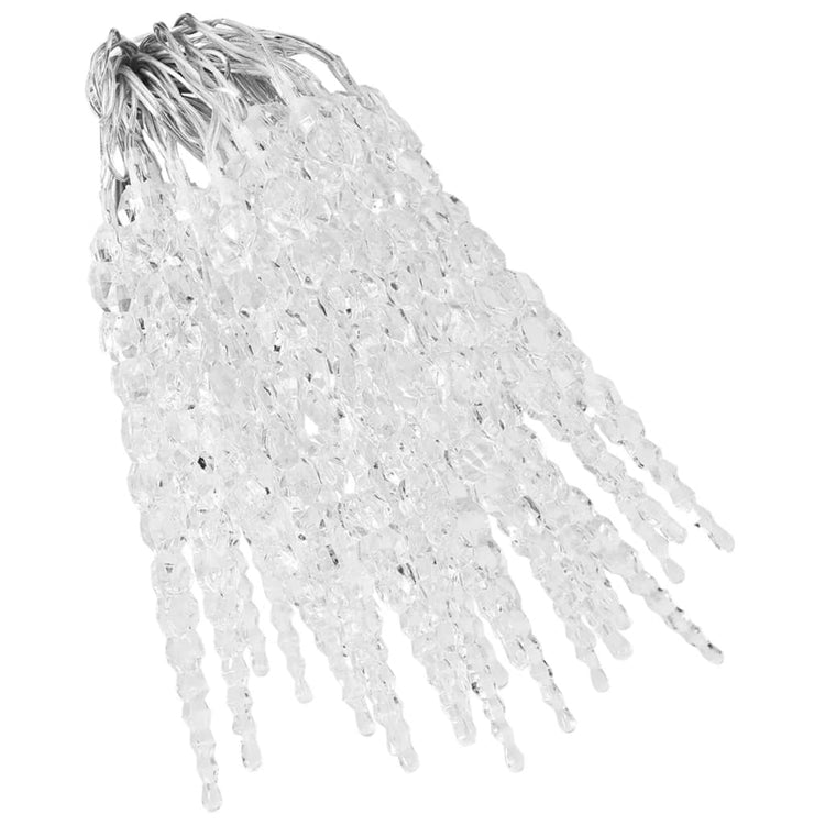VidaXL Kerstverlichting ijspegel met 40 LED's acryl warmwit