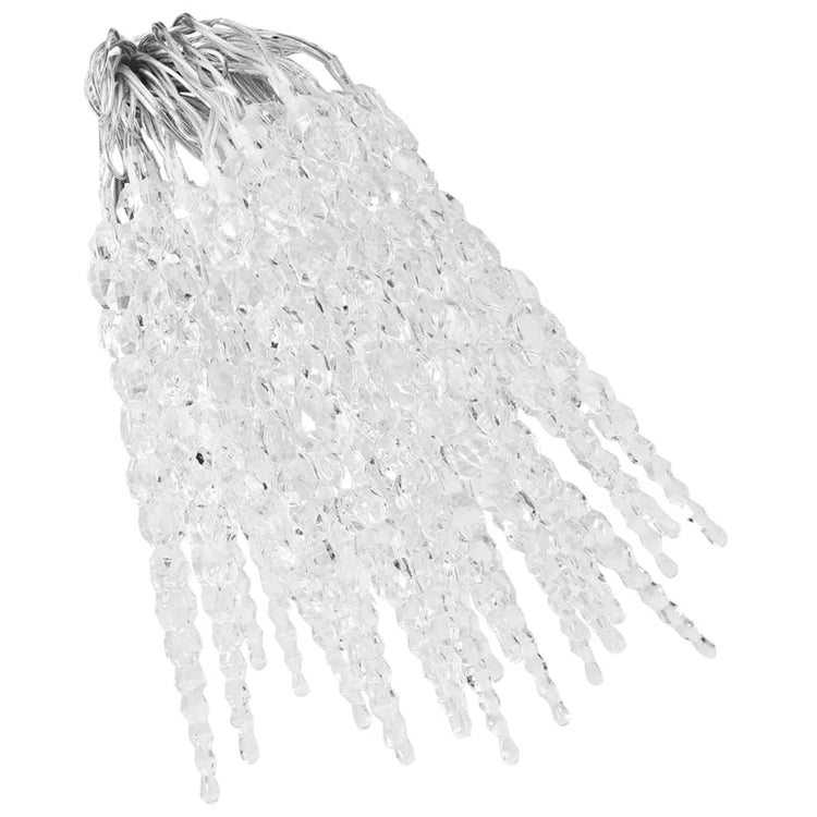 VidaXL Kerstverlichting ijspegel met 40 LED's acryl koudwit