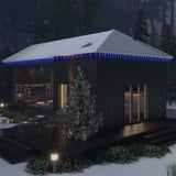 VidaXL Kerstverlichting ijspegel met 100 LED's acryl blauw - afbeelding 1