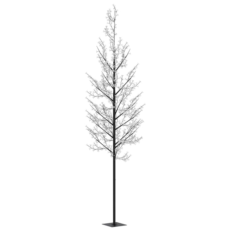 VidaXL Kerstboom met 1200 LED's meerkleurig licht kersenbloesem 400 cm