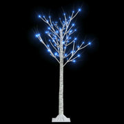 Vidaxl kerstboom wilg met 120 blauwe led's binnen en buiten 1,2 m - afbeelding 2