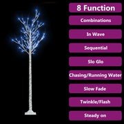 Vidaxl kerstboom wilg met 180 blauwe led's binnen en buiten 1,8 m - afbeelding 3