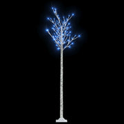 Vidaxl kerstboom wilg met 200 blauwe led's binnen en buiten 2,2 m - afbeelding 2
