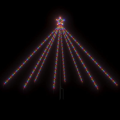 VidaXL Kerstboomverlichting 400 LED's binnen buiten 2,5 m meerkleurig