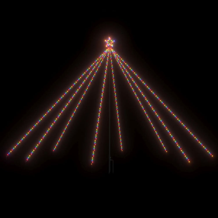 VidaXL Kerstboomverlichting 576 LED's binnen buiten 3,6 m meerkleurig