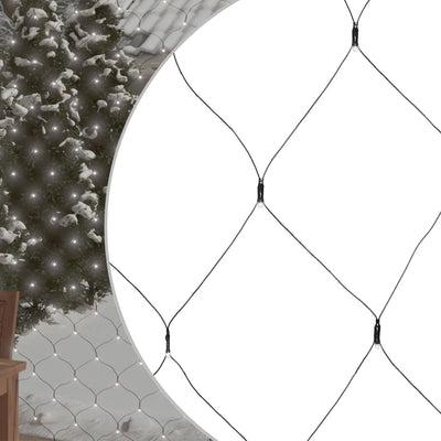 Vidaxl kerstnetverlichting 204 led's binnen en buiten 3x2 m koudwit