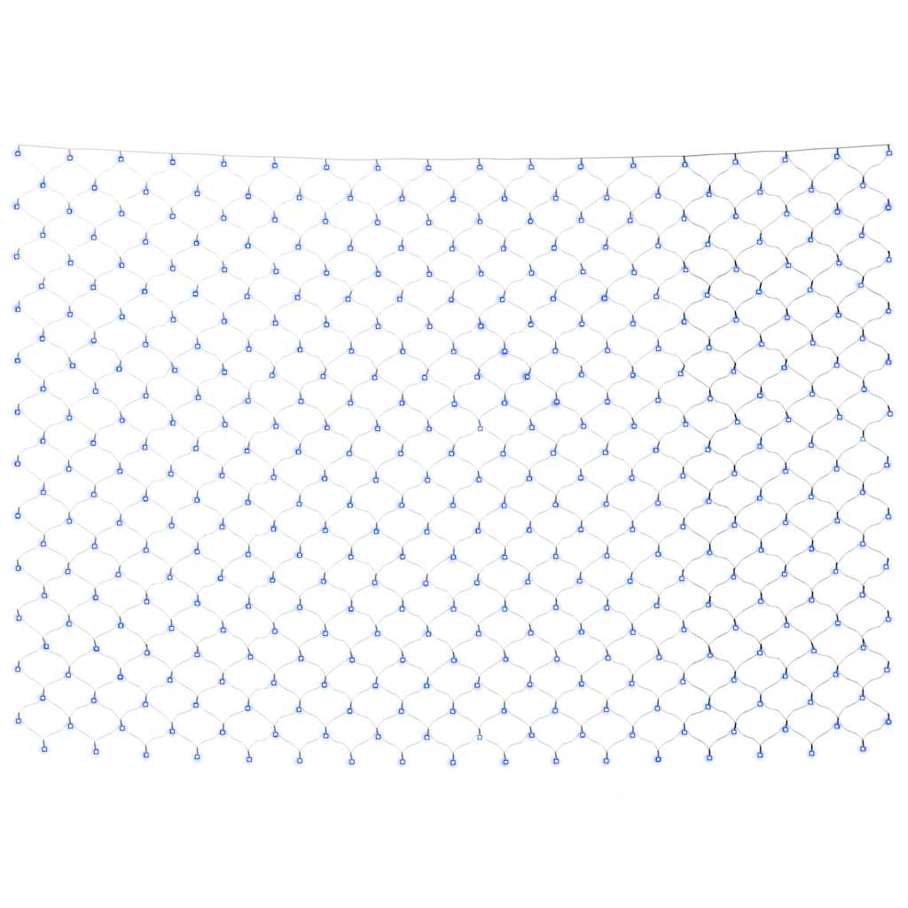 Vidaxl kerstnetverlichting 306 led's binnen en buiten 3x3 m blauw
