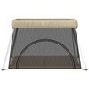 Vidaxl babybox met matras linnen taupe
