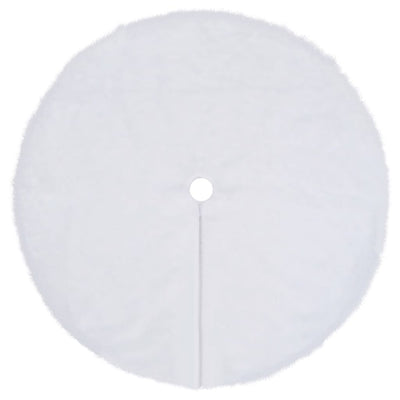 Vidaxl kerstboomrok wit 90 cm imitatiebont