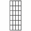 Vidaxl schuifdeur 76x205 cm esg-glas en aluminium zwart
