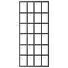 Vidaxl schuifdeur 90x205 cm esg-glas en aluminium zwart