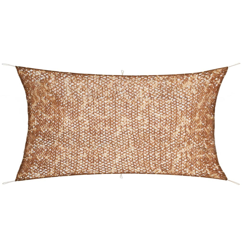 VidaXL Camouflagenet met opbergtas 4x5 m beige