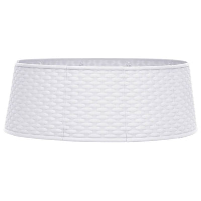VidaXL Kerstboomrok Ø54x19,5 cm wit