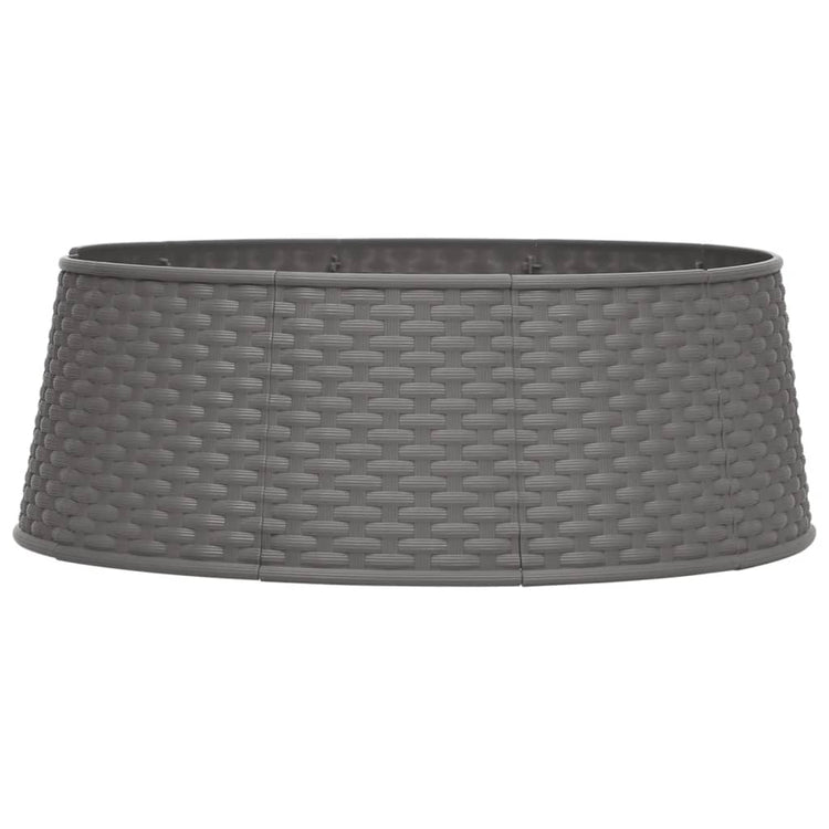 VidaXL Kerstboomrok Ø54x19,5 cm bruin