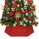 Vidaxl kerstboomrok ø68x25 cm rood