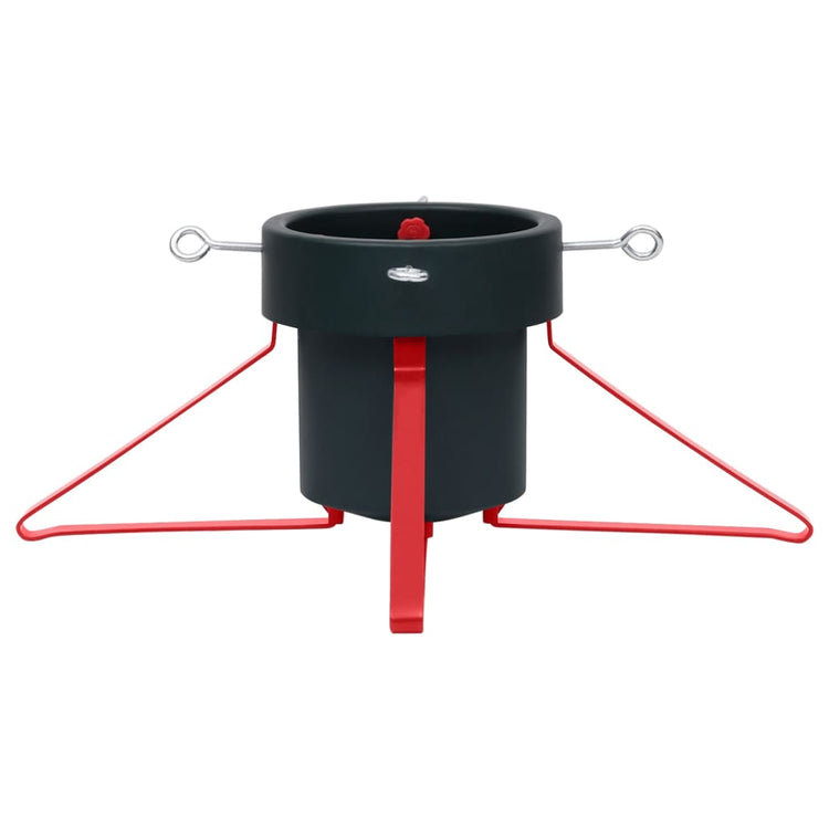 VidaXL Kerstboomstandaard 46x46x19 cm groen en rood