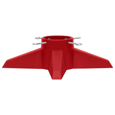 VidaXL Kerstboomstandaard 55,5x55,5x15 cm rood