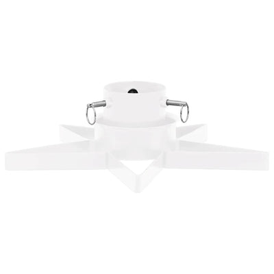 Vidaxl kerstboomstandaard 47x47x13,5 cm wit