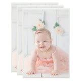 VidaXL Fotolijsten 3 st voor wand of tafel 59,4x84 cm MDF zilverkleur - afbeelding 1
