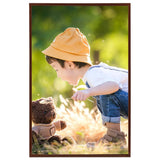 Vidaxl fotolijsten 3 st voor wand of tafel 21x29,7 cm mdfbronskleurig - afbeelding 3