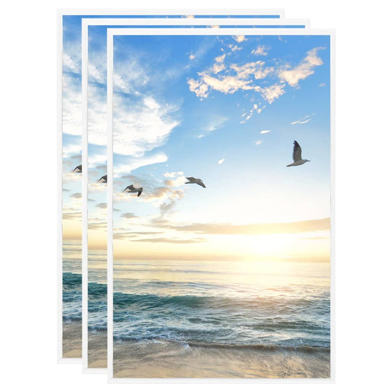 Vidaxl fotolijsten 3 st voor tafel 10x15 cm mdf wit