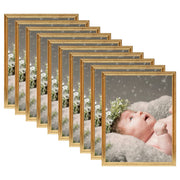VidaXL Fotolijsten 10 st voor tafel 13x18 cm MDF goudkleurig - afbeelding 1