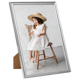 VidaXL Fotolijsten 5 st voor wand of tafel 59,4x84 cm zilverkleurig - afbeelding 2