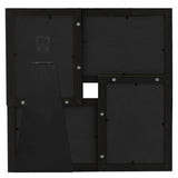 Vidaxl fotolijst voor 4x(10x15 cm) foto mdf zwart - afbeelding 3