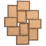 Vidaxl fotolijst voor 10x(10x15 cm) foto mdf lichtbruin - afbeelding 3