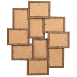 Vidaxl fotolijst voor 10x(13x18 cm) foto mdf lichtbruin - afbeelding 3
