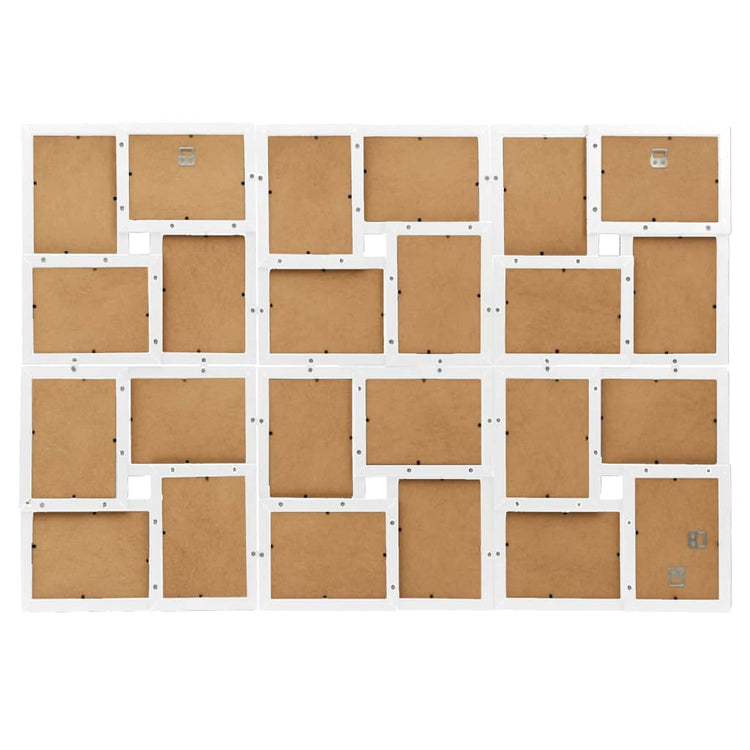 Vidaxl fotolijst voor 24x(13x18 cm) foto mdf wit