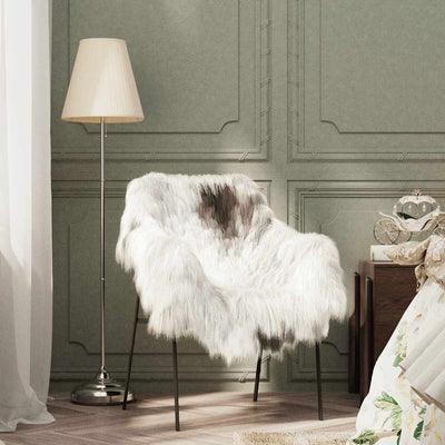 Vidaxl schapenvacht (60-70)x(90-100) cm gemengde kleur