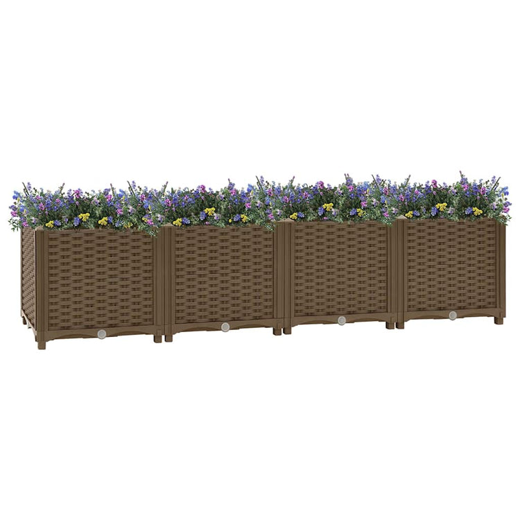 Vidaxl verhoogd bed 160x40x38 cm polypropyleen