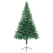 VidaXL Kunstkerstboom met verlichting en kerstballen 380 takken 150 cm - afbeelding 3