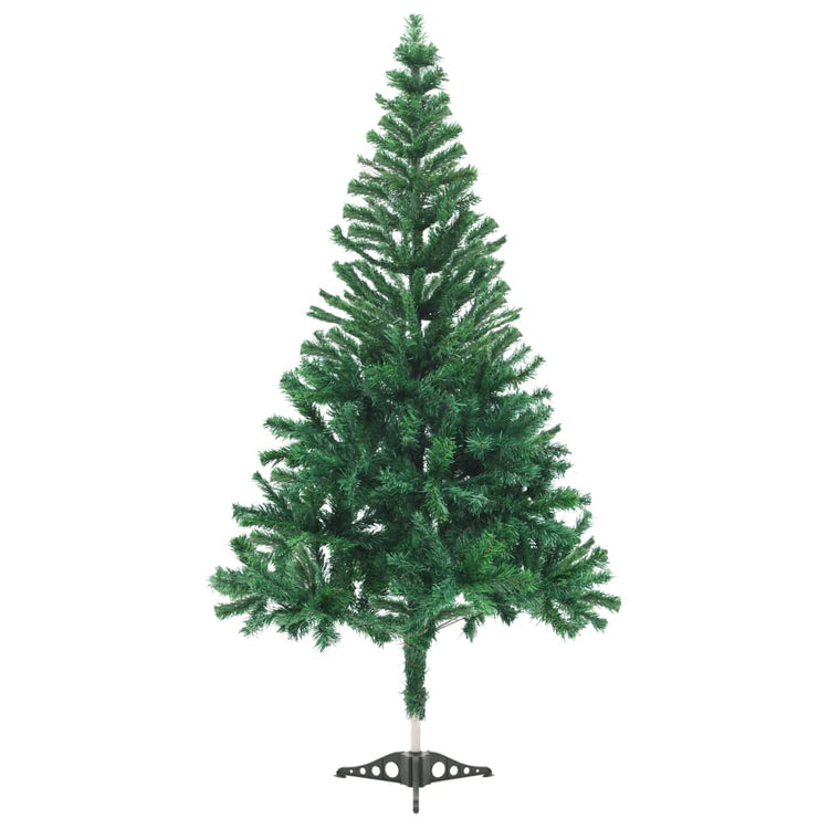 VidaXL Kunstkerstboom met verlichting en kerstballen 546 takken 180 cm