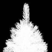 Vidaxl kunstkerstboom met verlichting en kerstballen 240 cm wit - afbeelding 3