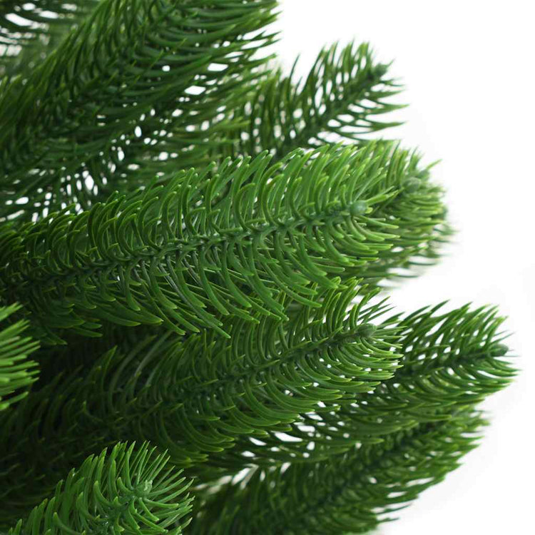 VidaXL Kunstkerstboom met verlichting en kerstballen 180 cm groen