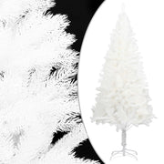 VidaXL Kunstkerstboom met verlichting en kerstballen 180 cm wit - afbeelding 2