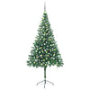 VidaXL Kunstkerstboom met verlichting en kerstballen 910 takken 210 cm