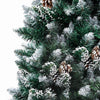 Vidaxl kunstkerstboom met led en kerstballen en dennenappels 240 cm