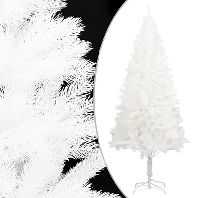 Vidaxl kunstkerstboom met verlichting en kerstballen 120 cm wit