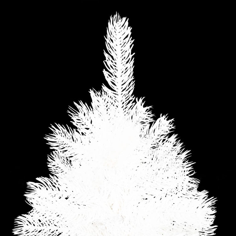 VidaXL Kunstkerstboom met verlichting en kerstballen 180 cm wit