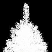 Vidaxl kunstkerstboom met verlichting en kerstballen 240 cm wit - afbeelding 3